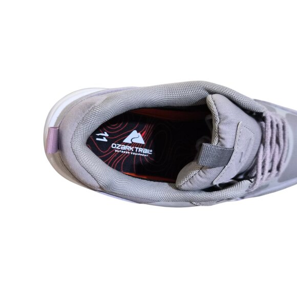 Ozark Trail Women's Leather Waterproof Hiking Shoes Sneakers Size 11 Gray - Picture 12 of 16